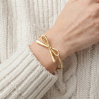 Women's Bow Open Cuff Bangle
