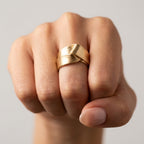 Women's Brushed Knot Ring