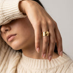 Women's Brushed Knot Ring