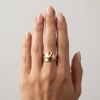 Women's Brushed Knot Ring