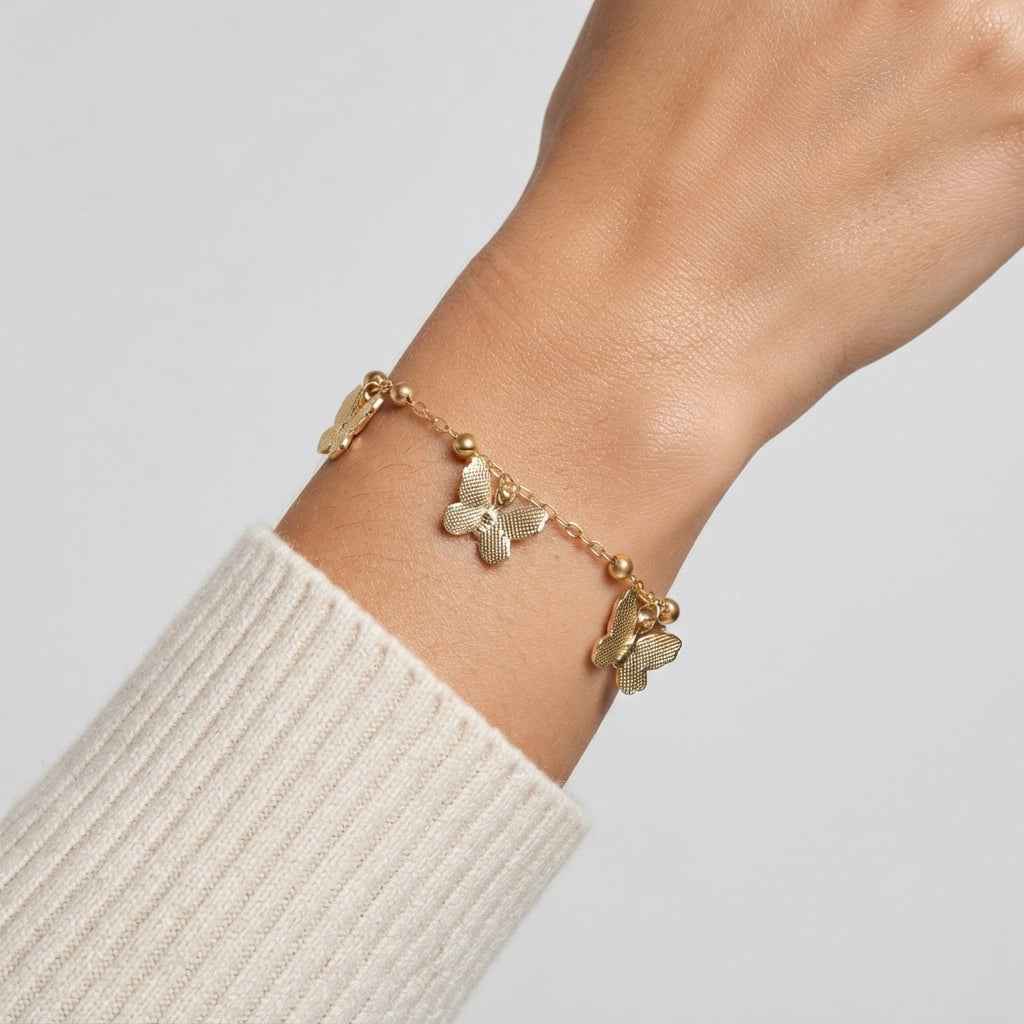 Women's Butterfly Charm Bracelet