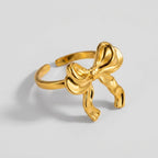 Women's Chunky Bow Ring