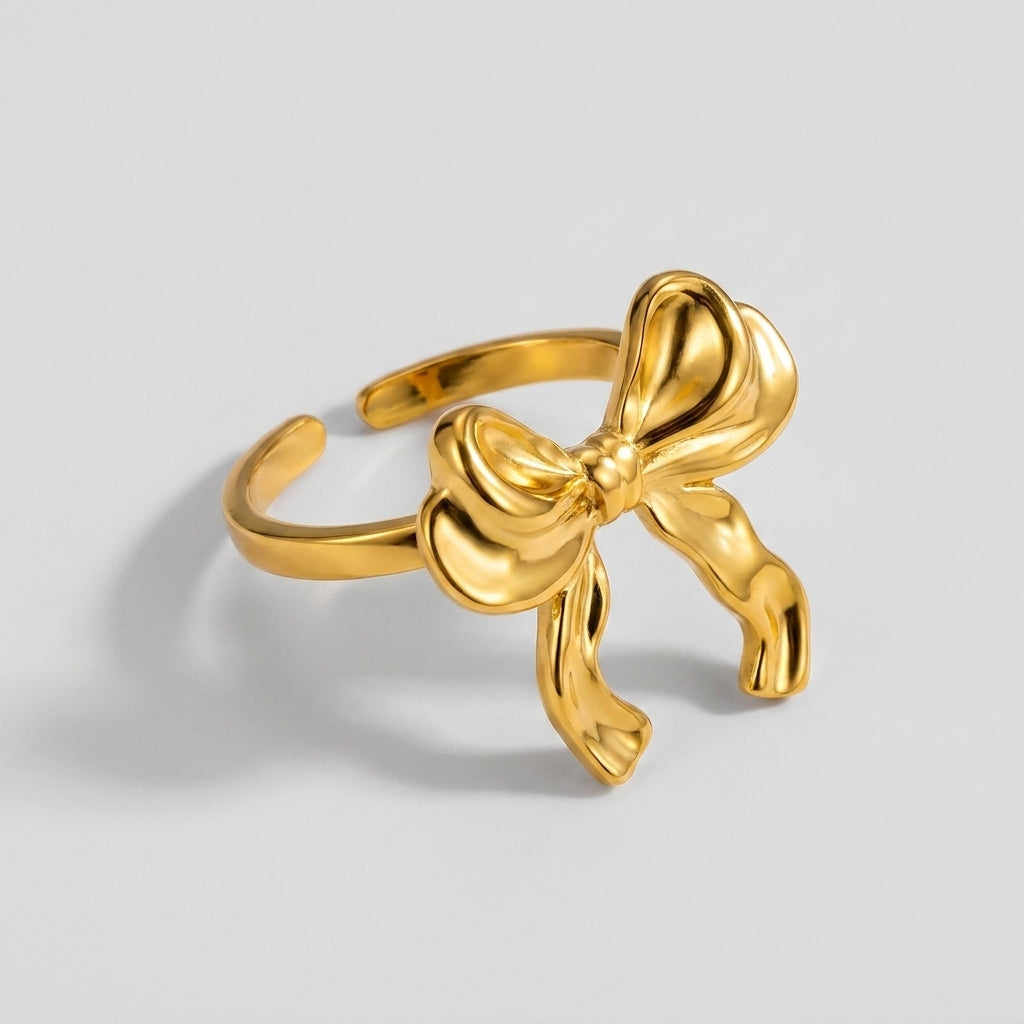 Women's Chunky Bow Ring