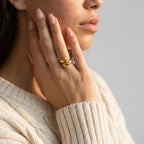 Women's Chunky Dome Ring