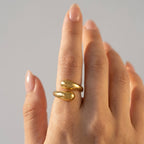 Women's Chunky Dome Ring