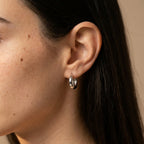 Women's Chunky Huggie Hoop Earrings