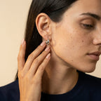 Women's Chunky Huggie Hoop Earrings