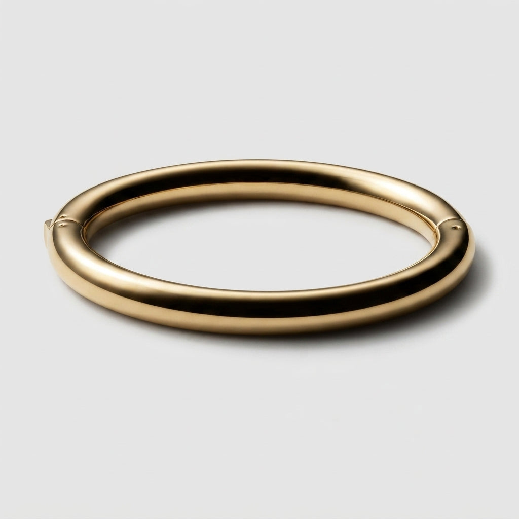 Women's Chunky Oval Bangle