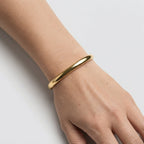 Women's Chunky Oval Bangle
