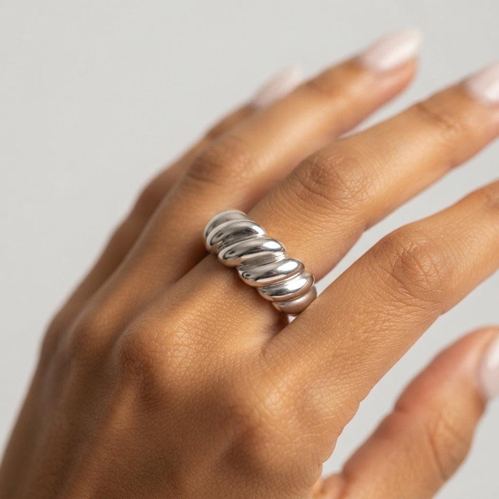 Women's Chunky Twist Ring