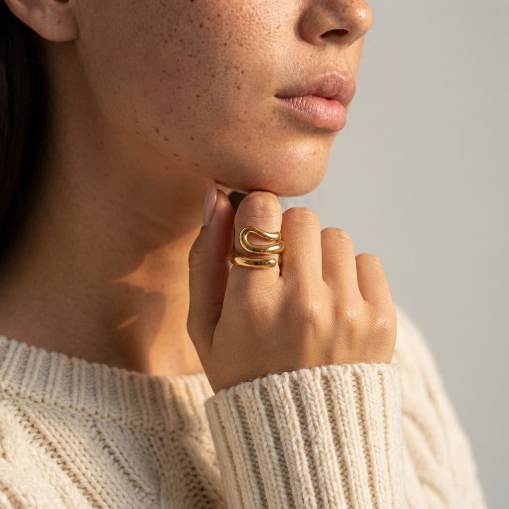 Women's Chunky Wrap Ring