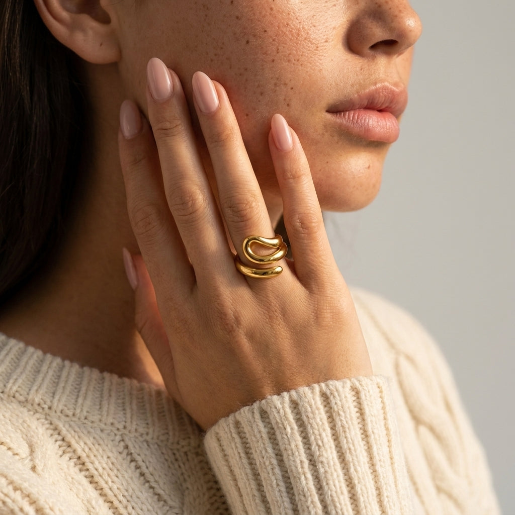 Women's Chunky Wrap Ring