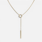 Women's Circle Bar Necklace