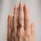 Women's Crystal Cat Ring