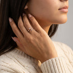 Women's Crystal Cat Ring