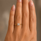 Women's Crystal Cluster Ring