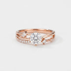 Women's Crystal Crossover Ring