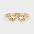 Women's Crystal Infinity Ring