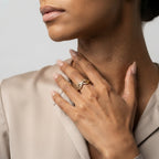 Women's Crystal Infinity Ring