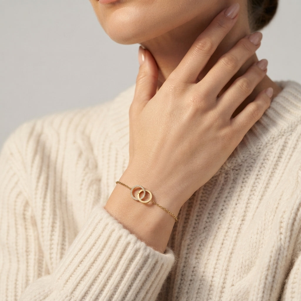 Women's Crystal Link Bracelet