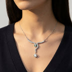 Women's Crystal Snake Necklace