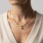 Women's Crystal Solitaire Necklace