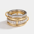 Women's Crystal Stacking Ring