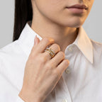 Women's Crystal Stacking Ring