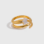 Women's Crystal Star Ring