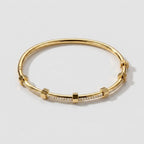 Women's Crystal Station Bangle