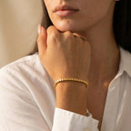 Women's Cube Bead Bracelet