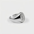 Women's Daisy Signet Ring