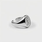 Women's Daisy Signet Ring
