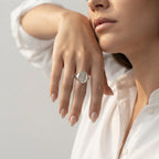 Women's Daisy Signet Ring