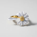 Women's Enamel Daisy Ring