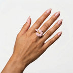 Women's Enamel Daisy Ring