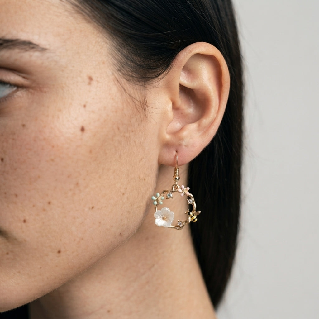 Women's Enamel Drop Earrings