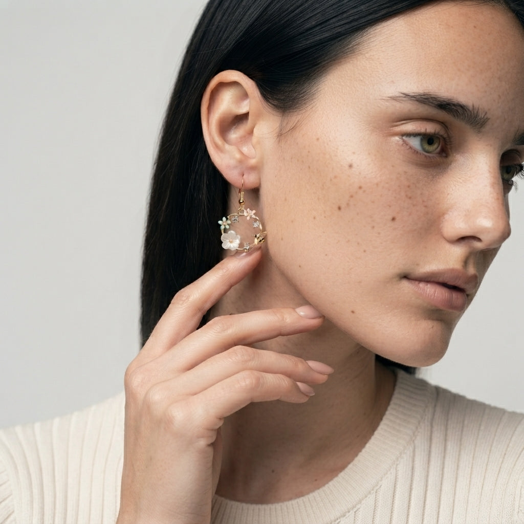 Women's Enamel Drop Earrings