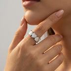 Women's Enamel Heart Ring