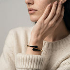 Women's Enamel Teardrop Bangle
