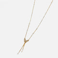 Women's Faux Pearl Lariat Necklace