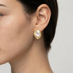 Women's Faux Pearl Stud Earrings