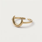 Women's Fine Crescent Ring
