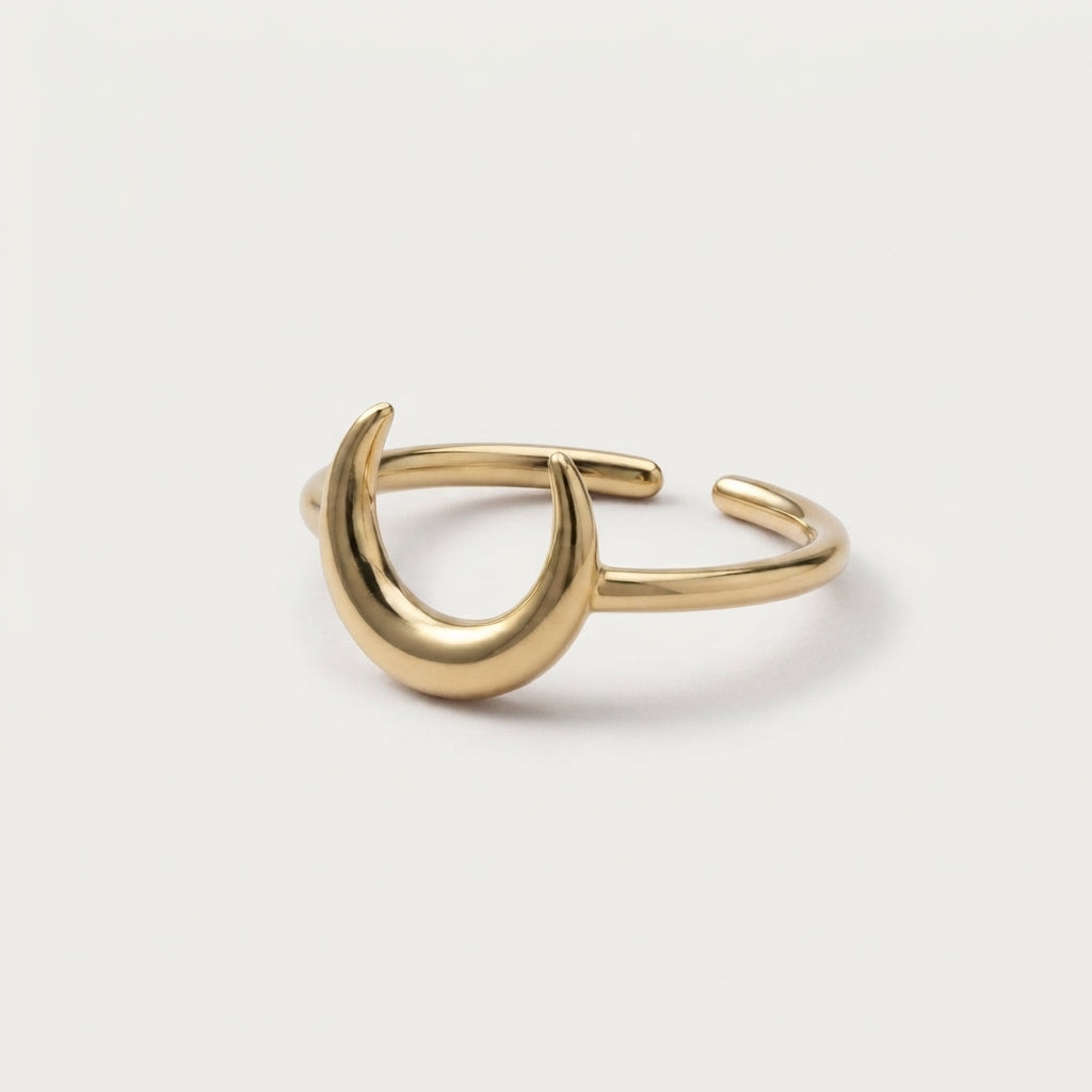 Women's Fine Crescent Ring
