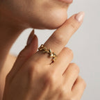 Women's Fine Leaf Ring