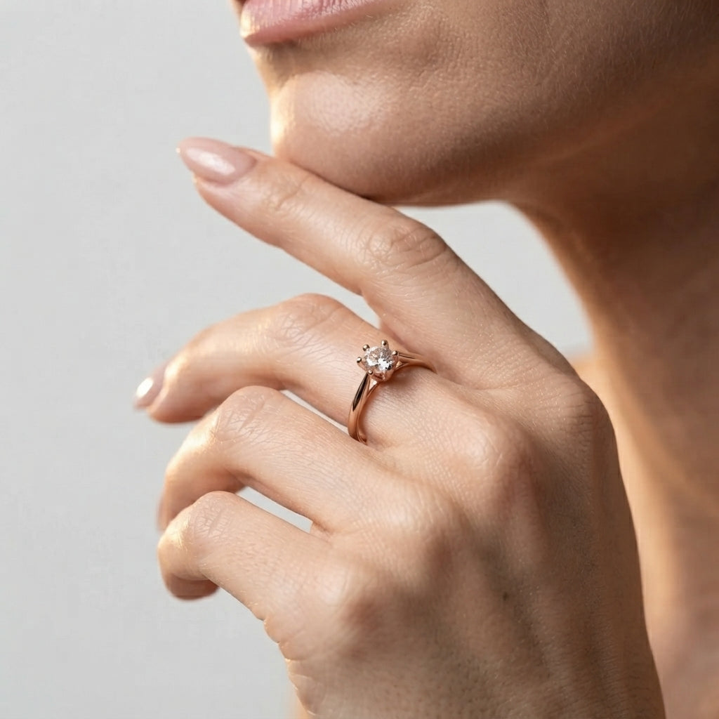 Women's Fine Solitaire Ring