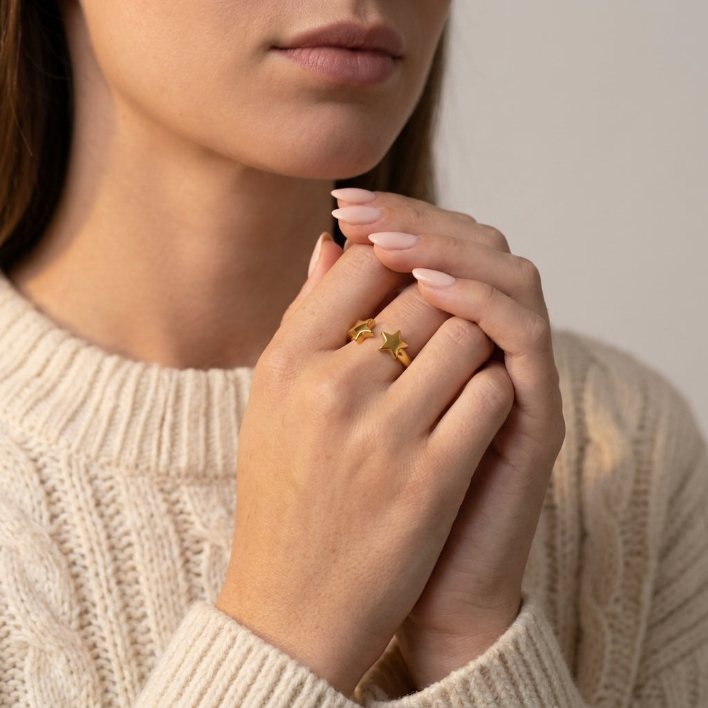 Women's Fine Star Ring