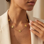 Women's Flower Station Necklace