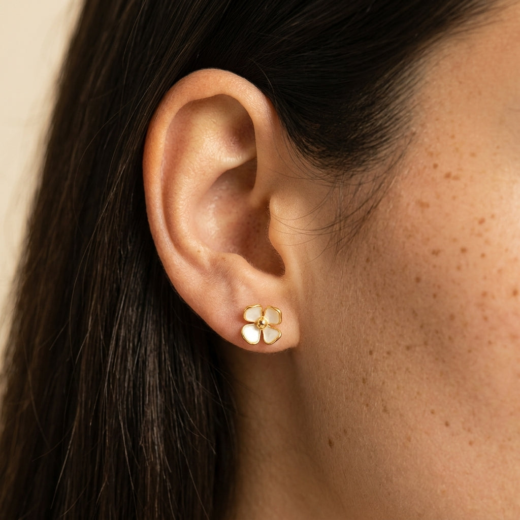 Women's Flower Stud Earrings