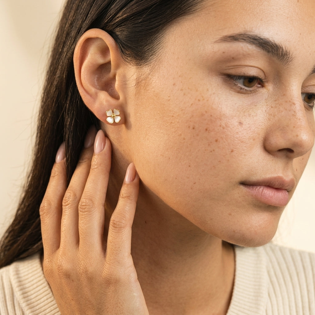 Women's Flower Stud Earrings